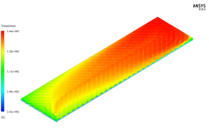 Chevron Plate Heat Exchanger, ANSYS Fluent CFD Simulation Training - MR CFD