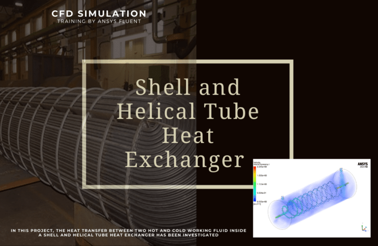 Shell and Helical Tube Heat Exchanger CFD Simulation, ANSYS Fluent ...