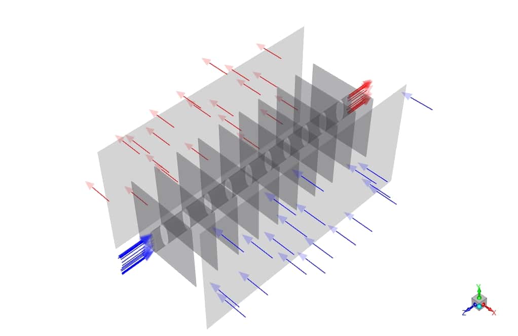 Conjugated Heat Transfer Elliptical Finned Tube Heat Exchanger Vs Circular Fin Mr Cfd