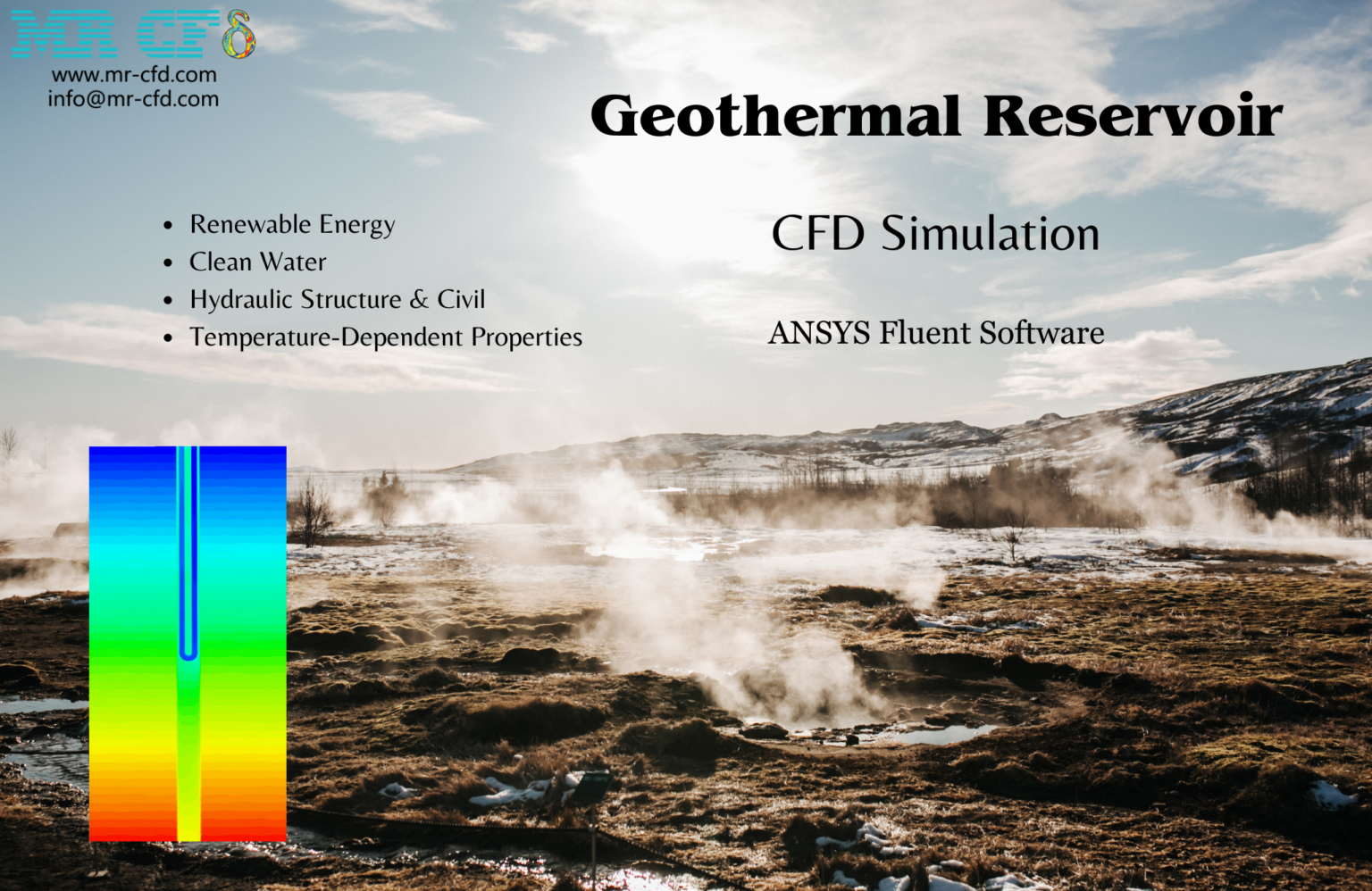 Geothermal Reservoir Cfd Simulation Ansys Fluent Tutorial Mr Cfd