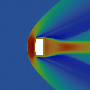 Bluff Body Surface Heating on a Reentry Mission, CFD Simulation, ANSYS ...