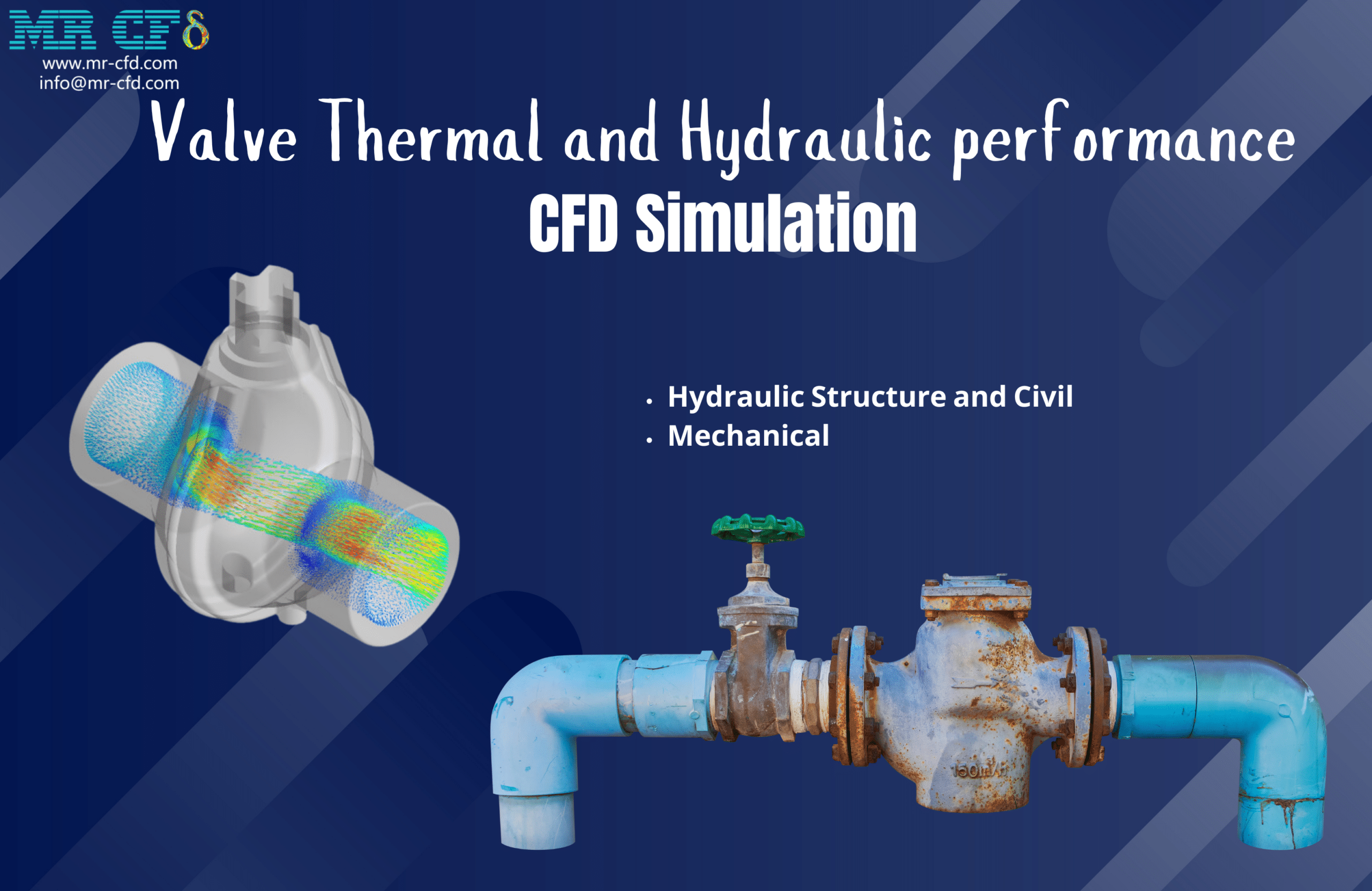Valve Thermal and Hydraulic performance CFD Simulation