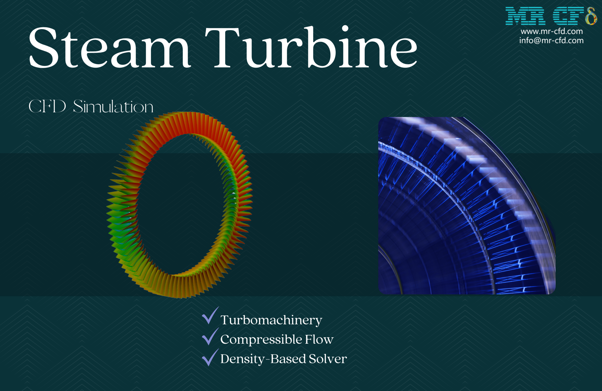 Steam Turbine CFD Simulation, ANSYS Fluent Tutorial
