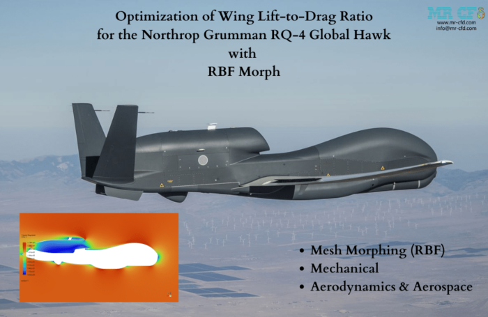 Optimization Of Wing Lift To Drag Ratio For The Northrop Grumman Rq 4 Global Hawk With Rbf Morph