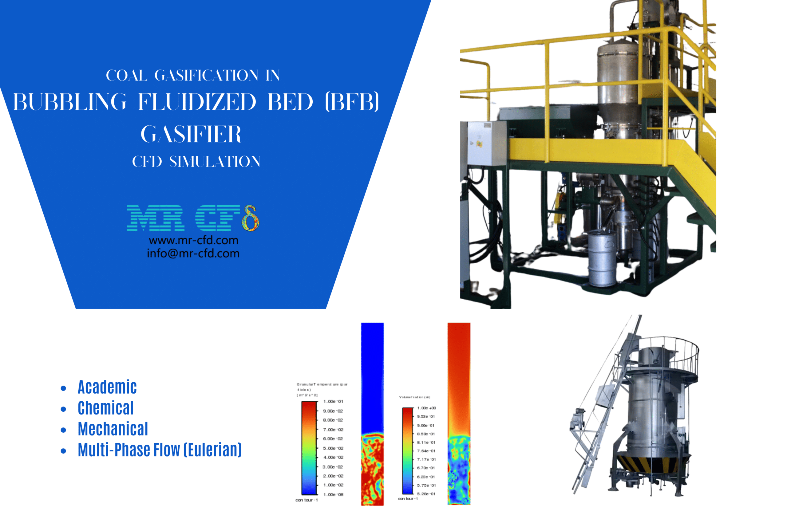 Coal Gasification in Bubbling Fluidized Bed (BFB) Gasifier CFD Simulation