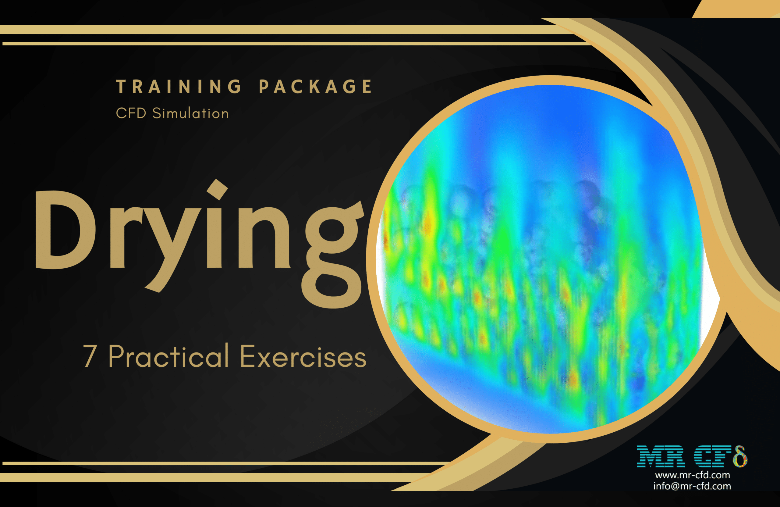 Drying CFD Simulation Training Package: 7 Practical Exercises