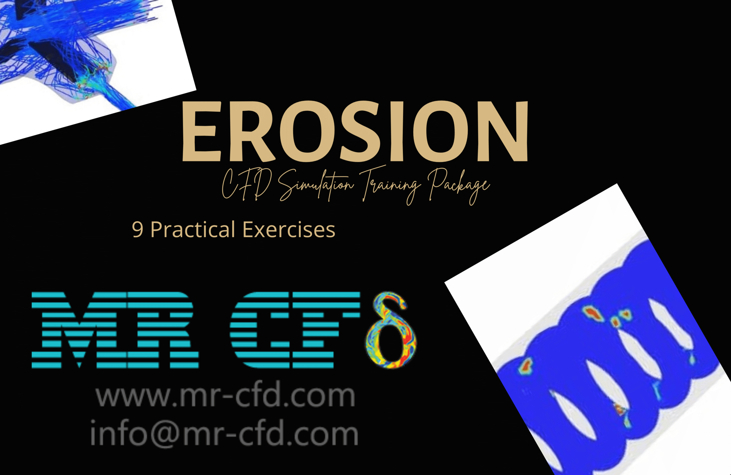 Erosion CFD Simulation Training Package: 9 Practical Exercises