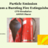 Particle Emission From A Bursting Fire Extinguisher Cfd Simulation Ansys Fluent