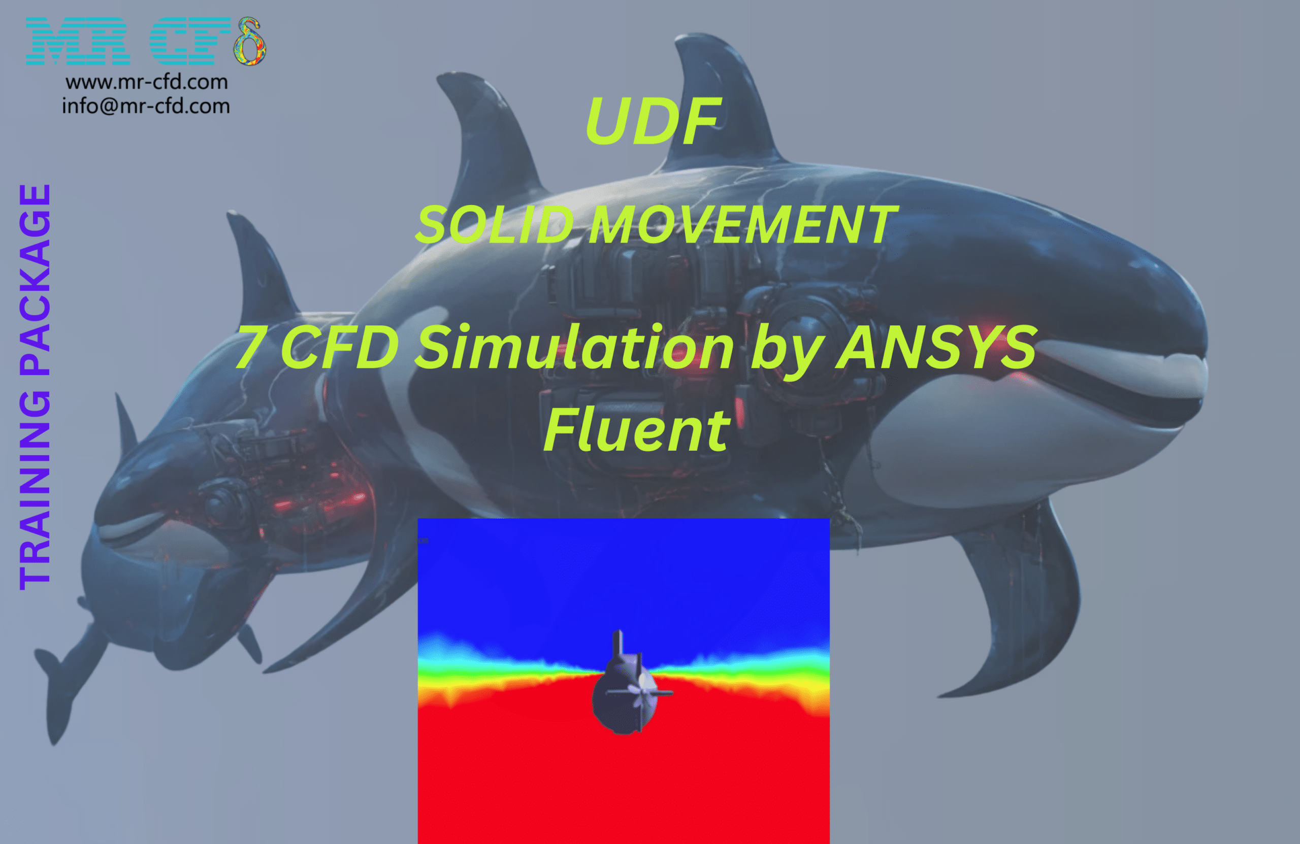 UDF Application for Solid Movement modeling by ANSYS Fluent: Training Package, 7 CFD Simulations